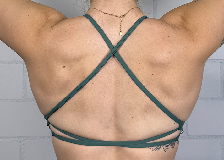 Twist Sports Bra Green