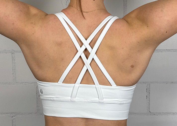 Color Rush Bra Dusty White