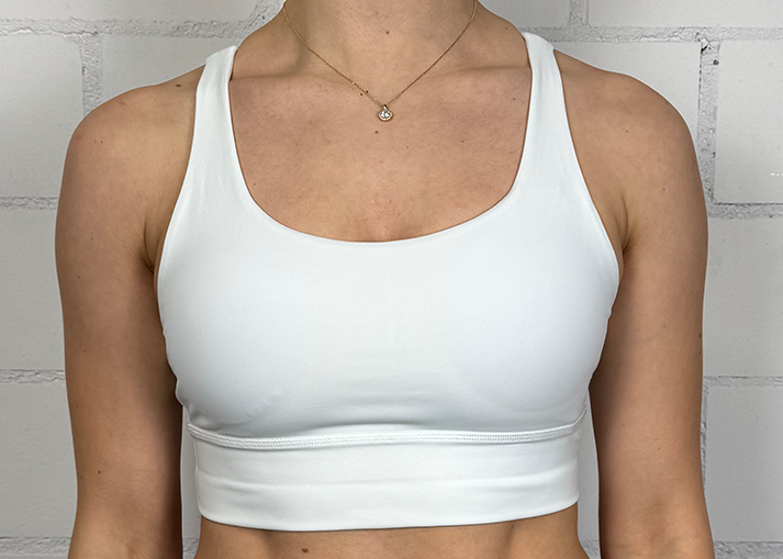 Color Rush Bra Dusty White
