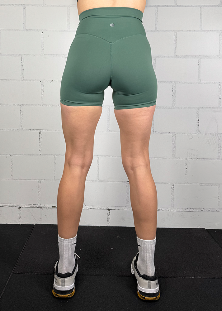 Booty Shorts V-Shape Green
