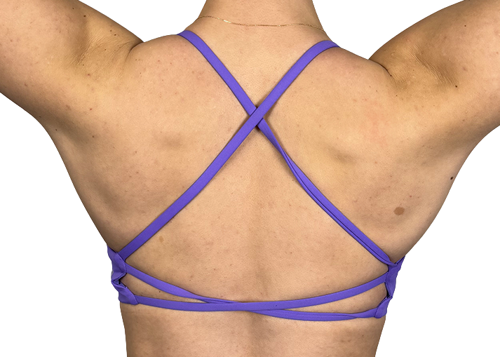 Twist Sports Bra Lavender
