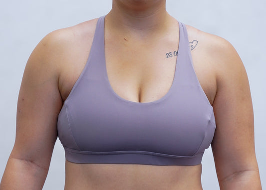 Low Cut Bra Light Purple