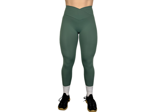 Tights V-Shape Green
