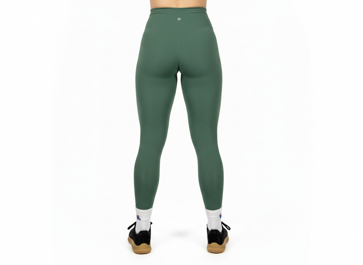 Tights V-Shape Green