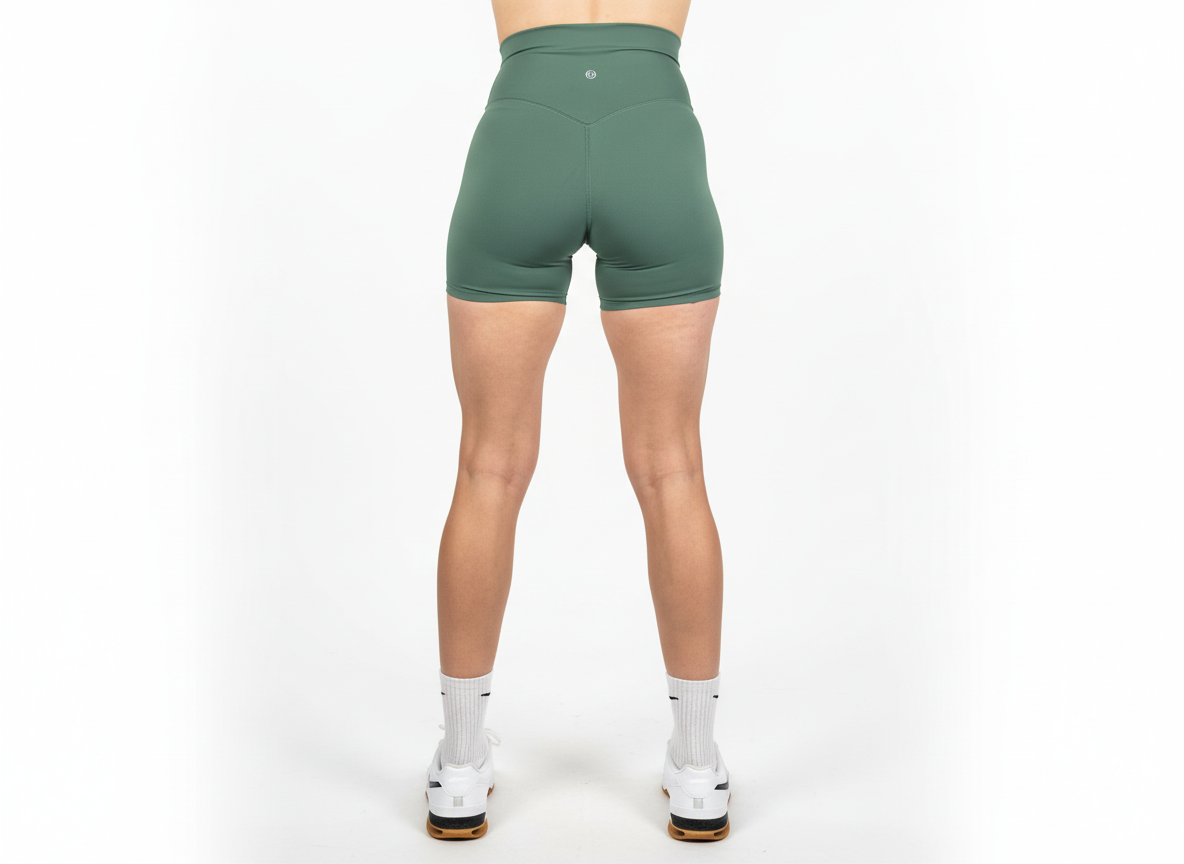 Booty Shorts V-Shape Green