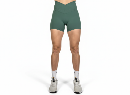 Booty Shorts V-Shape Green