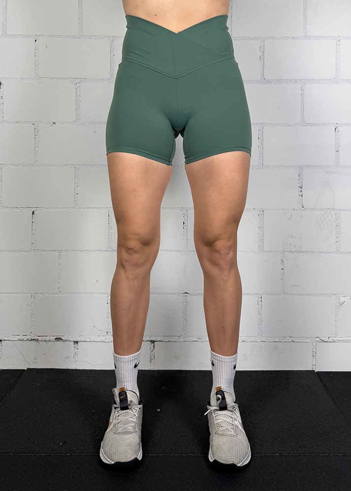 Booty Shorts V-Shape Green