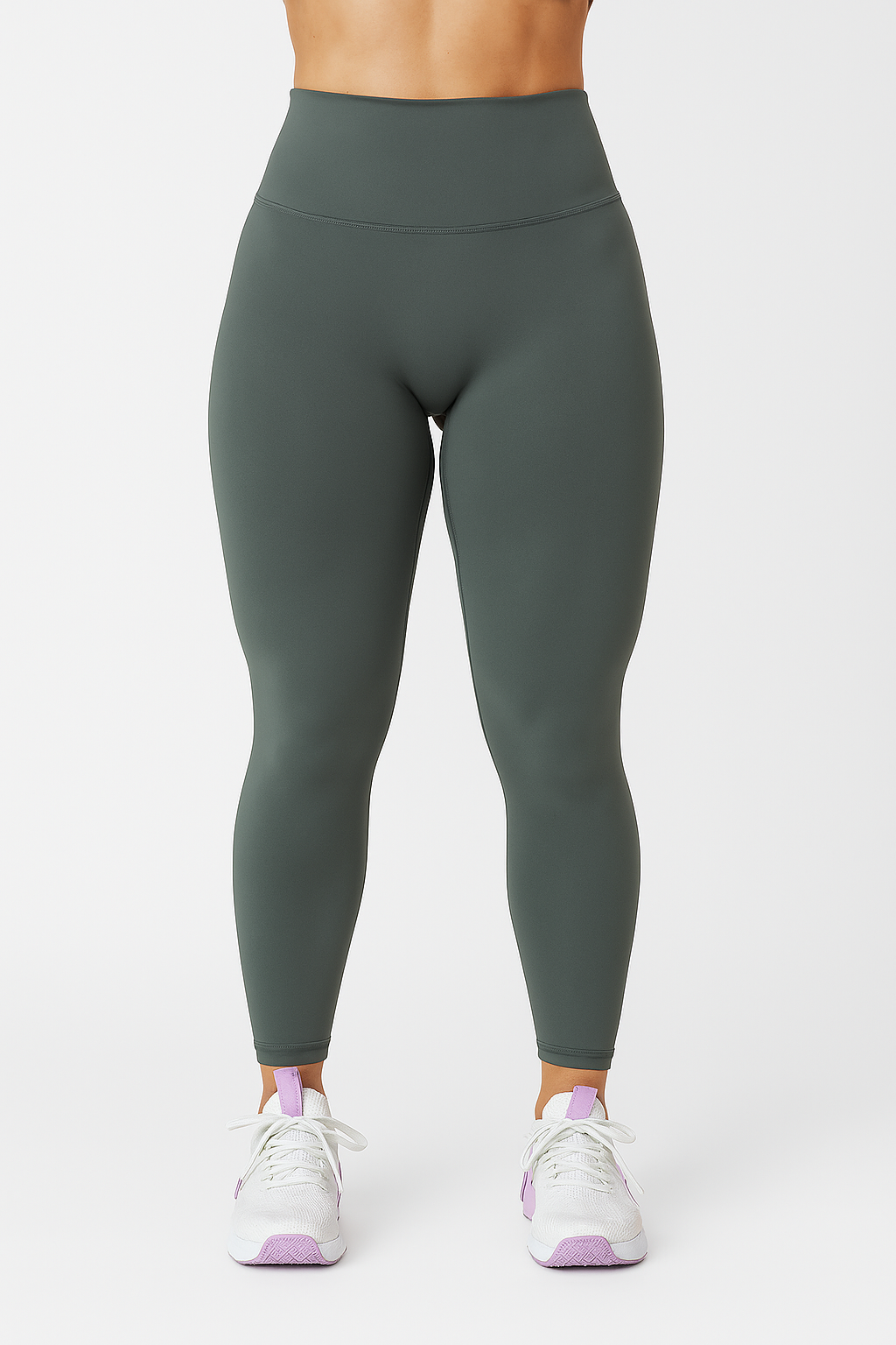 Color Rush Tights Dark Green Seamless